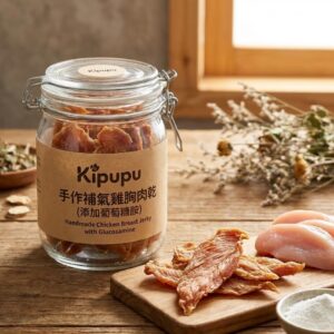 Kipupu 手作補氣雞胸肉乾 (添加葡萄糖胺)