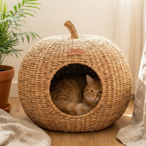 Kipupu 躲貓貓手工編織海草南瓜窩