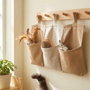 Kipupu 迷你棉麻雜貨掛袋 (三入組)