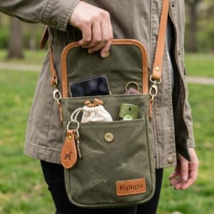 Kipupu 隨行職人帆布斜揹小包 (主人用)